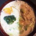 修行だ！たにし's cooksnap of when they made 327kcal♡絶品！豆乳みそスープスパ.