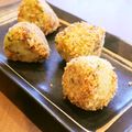るるおか's cooksnap of when they made リコッタとアボカドのライスボール.