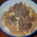 ガッキーパパ's cooksnap of when they made 他人丼（牛肉の卵とじ丼）.