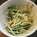 ゆい☆☆ママ's cooksnap of when they made ♪超超簡単♪水菜とお豆腐のサラダ.