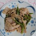 イチゴ、イチゴ。's cooksnap of when they made 豚肉とアスパラの甘みそ炒め♪.