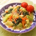 えれぼん's cooksnap of when they made サッパリ♪ちんげん菜のおひたしサラダ.