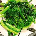 ☆糖質減らしてます☆'s cooksnap of when they made 春到来！！なばなとにんにくの塩炒め.