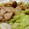 おうさ's cooksnap of when they made キャベツと豚肉の中華炒め.