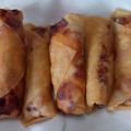 さーパパ's cooksnap of when they made ツナとソーセージのピザ春巻き.