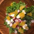 ルーブル美術館's cooksnap of when they made 鶏唐と水菜の八朔サラダ.
