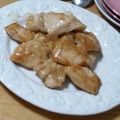 かわこ♪'s cooksnap of when they made 鶏むね肉でやわらか照り焼きチキン.