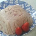 気まぐれ料理人☆楓☆'s cooksnap of when they made レンジでフレッシュイチゴの蒸しケーキ.