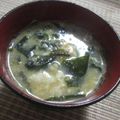 miyuki12's cooksnap of when they made わかめのかきたま汁〜みそ汁でほっこり〜.
