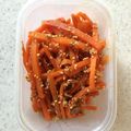 しょーちゃん♡810's cooksnap of when they made にんじんだけ！簡単人参のきんぴら.