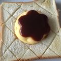 amileamila's cooksnap of when they made プリン乗せるだけトースト.