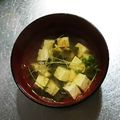 500k's cooksnap of when they made めかぶ茶でお吸い物.
