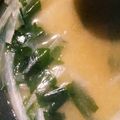 ♥ミルクティ♥'s cooksnap of when they made 大根とワカメのお味噌汁♪.