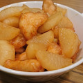 よーのよの's cooksnap of when they made 鶏ささみと大根の甘酢醤油煮.