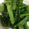 春ネコ's cooksnap of when they made レンジで簡単☆常備菜に☆小松菜のナムル.