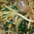 上白山's cooksnap of when they made 【男飯】にらレバ炒め【鶏油】.