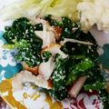 ☆akki～☆'s cooksnap of when they made 簡単！ほうれん草と竹輪のタラモサラダ.