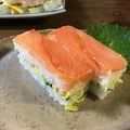 ramuうさぎ's cooksnap of when they made パーティに♪スモークサーモンの押し寿司♪.