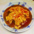 emmakayo's cooksnap of when they made ほうれん草のふわふわ天津飯風(^^).