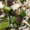 せあぶ's cooksnap of when they made 箸休め❀しめじとオクラの和え物.