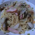 rieglay's cooksnap of when they made オッサンの和風ペペロンチーノ.