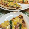 まゆpiyo's cooksnap of when they made 全粒粉入りＰＩＺＺＡ.