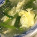 ふわニャンコ　's cooksnap of when they made ニラ卵スープ.