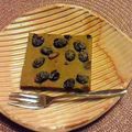 ぼりす's cooksnap of when they made ヘルシーお豆腐のモチモチ緑茶甘納豆ケーキ.
