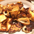 yayo34's cooksnap of when they made 厚揚げとちくわのごま風味照り焼き☆.