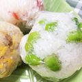 平井道子's cooksnap of when they made まんまる可愛い❤ 枝豆おにぎり.