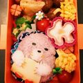 YesYU's cooksnap of when they made すみっコぐらしの春キャラ弁♪ もぐら.