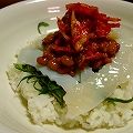 みみんご。's cooksnap of when they made イカ納豆、オクラキムチと仲良し.
