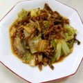 あっこ姉's cooksnap of when they made 甘とろ♡白菜と切干大根の挽肉ピリ辛煮.