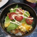 ジョングレ's cooksnap of when they made ランチにいかが？納豆サラダ丼…♫.