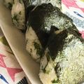 まさまさといちご's cooksnap of when they made わさび菜の胡麻おにぎり.