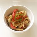 みそゆうき's cooksnap of when they made 簡単作おき☆レンチンえのきピーマン☆.