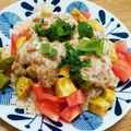 まゆこ♡'s cooksnap of when they made ：：ランチに！カフェ風アボカド納豆丼：：.