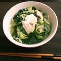 hitomi1887's cooksnap of when they made キャベニラたっぷり！あったか鶏塩うどん.