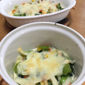 陸倫葵's cooksnap of when they made リメイク☆ほうれん草ごま和え チーズ焼き.