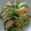 クックるん☆戦隊's cooksnap of when they made 水菜と薩摩揚げのマヨ和え.