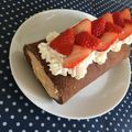 kgc's cooksnap of when they made 苺のデコレーション♡ロールケーキ.