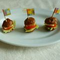 amus＿＿＿＿'s cooksnap of when they made お弁当に♪ミートボールdeハンバーガー.