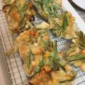 Que rico's cooksnap of when they made 大量消費！ピーマンとコーンのかき揚げ.