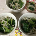 桜汰郎's cooksnap of when they made レンジで簡単♪小松菜ともやしの胡麻酢和え.
