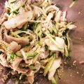 lisa_mimi's cooksnap of when they made ささみとかぶの胡麻ポン酢和え.