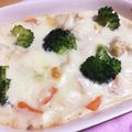 mlimelo's cooksnap of when they made 鶏胸肉とブロッコリーの豆乳グラタン☆.