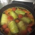 yukahimeyo's cooksnap of when they made うちのロールキャベツ☆お餅が入ってる～♪.