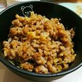 ma04tsu's cooksnap of when they made 焦がし味噌マヨの納豆チャーハン.