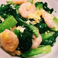 ナッツぴん's cooksnap of when they made エビとチンゲン菜の卵炒め.