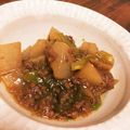 chippi☆'s cooksnap of when they made 肉大根＊ほっこりこっくり甘辛そぼろの煮物.
